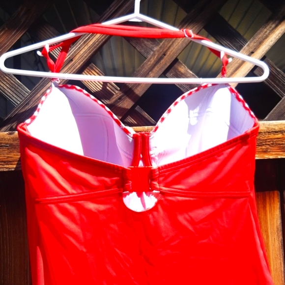 Freya Red and white checkered tankini - Picture 8 of 10